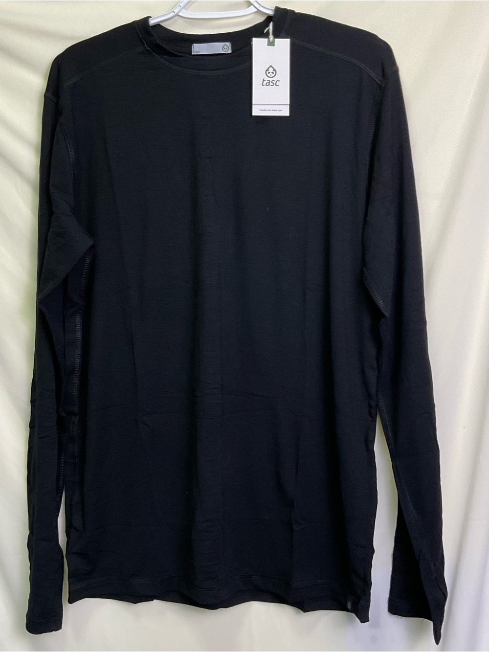 Tasc Long Sleeve Crew Neck Shirt - Black